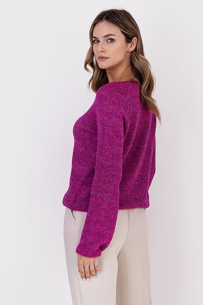 Raglan knit jumper