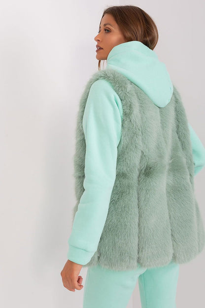 Fur gilet vest