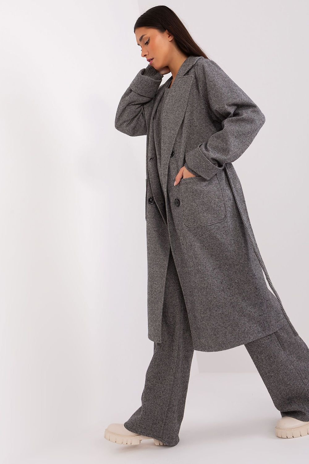 Classic pepite transitional coat