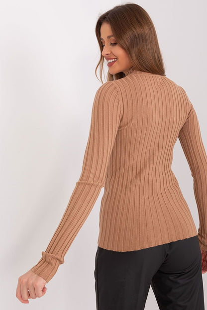 Ribbed turtleneck