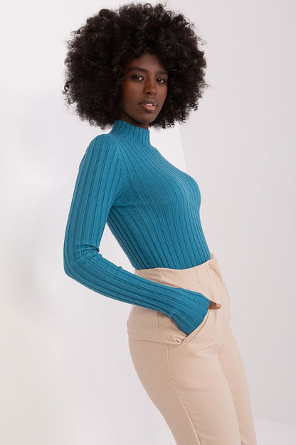 Ribbed turtleneck