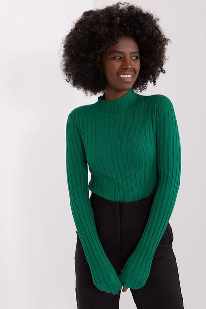 Ribbed turtleneck