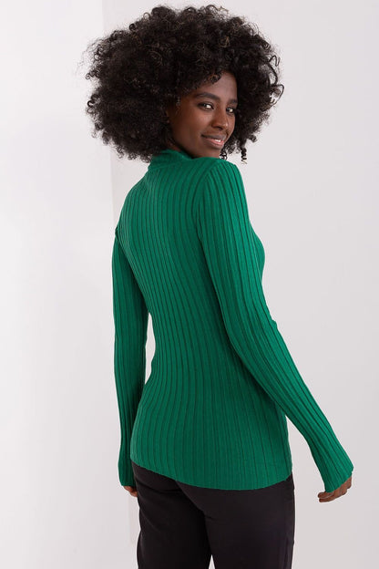 Ribbed turtleneck