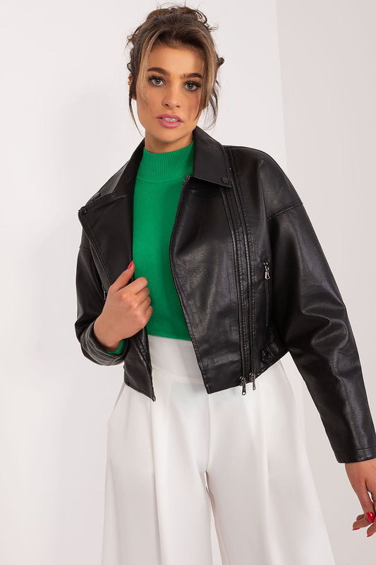 Oversized biker jacket