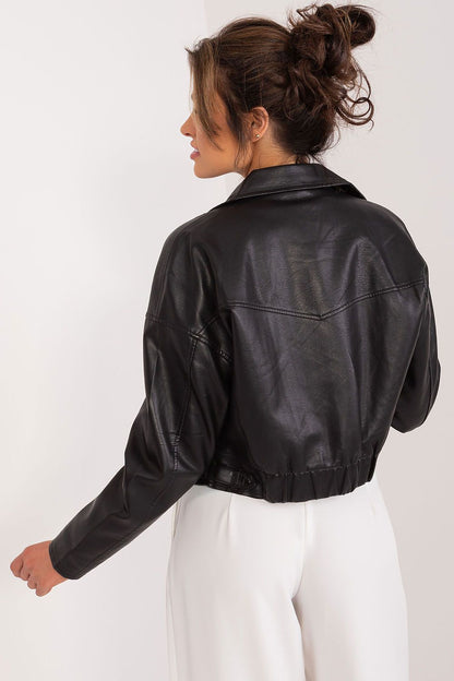 Oversized biker jacket