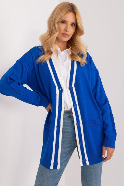 Duo colour cardigan