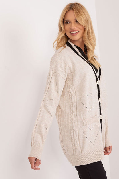 Duo colour cardigan