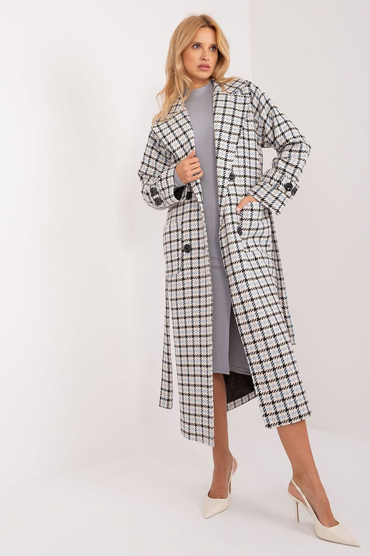 Checkered coat