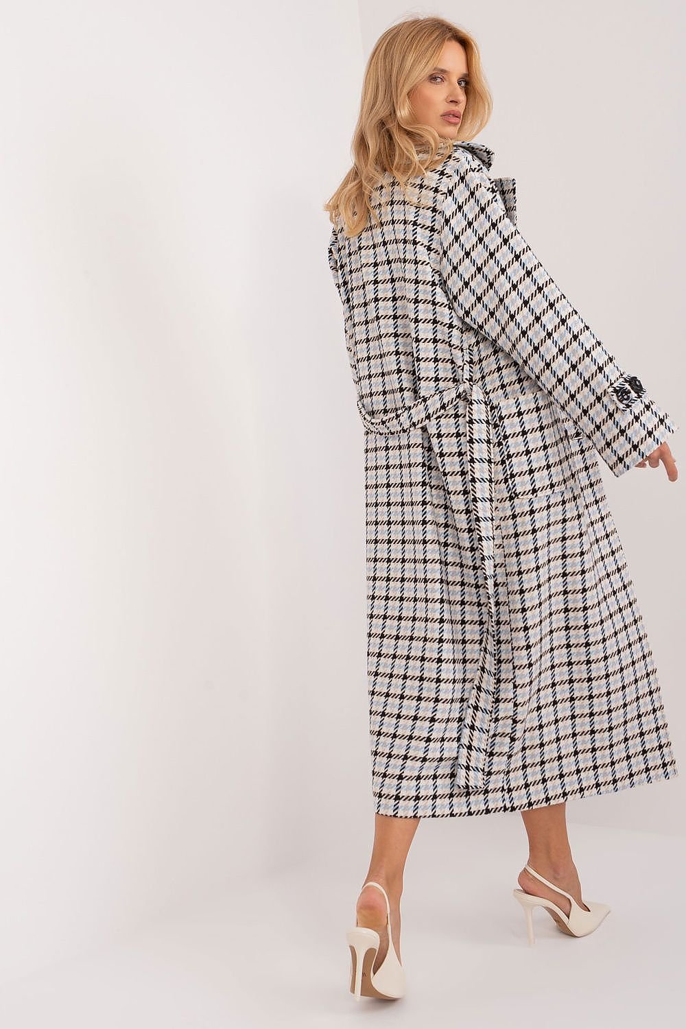 Checkered coat