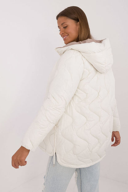 Quilted standard length jacket