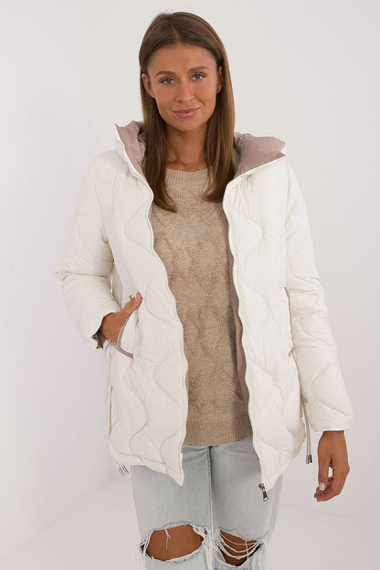 Quilted standard length jacket