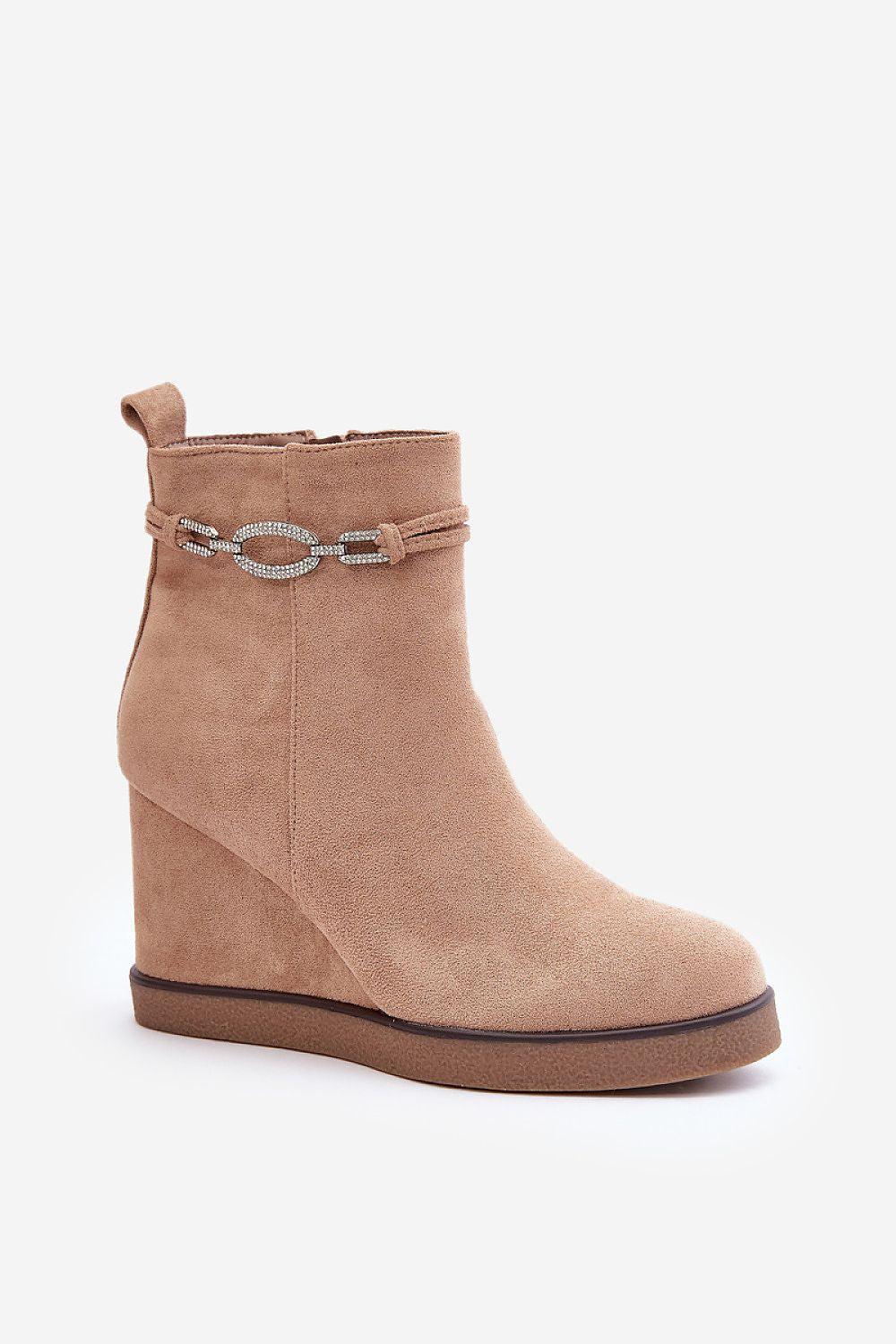 Suede charm boots