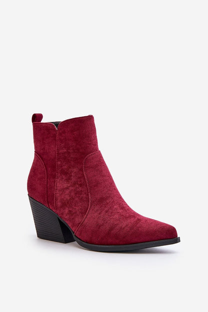 Cowgirl suede ankle boots