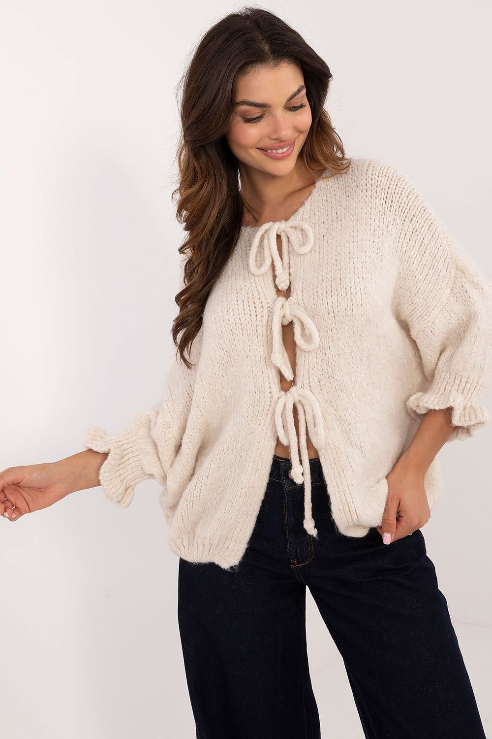 Bow cardigan