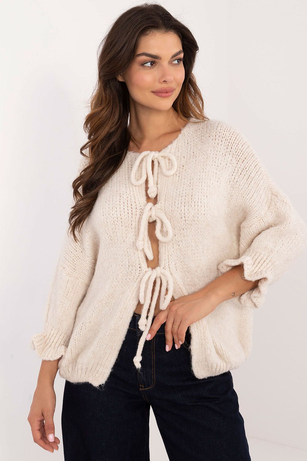 Bow cardigan