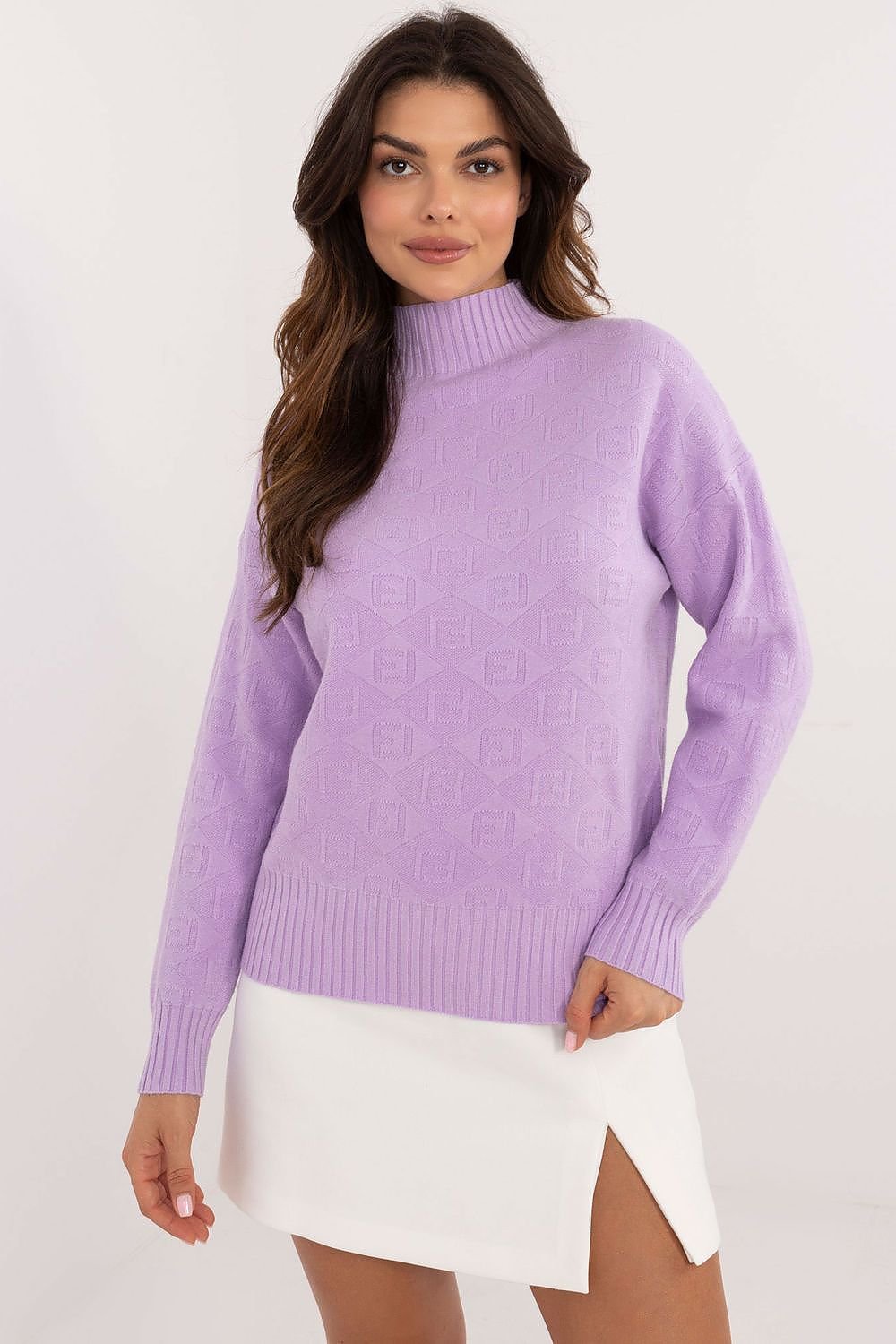 Turtleneck knit jumper