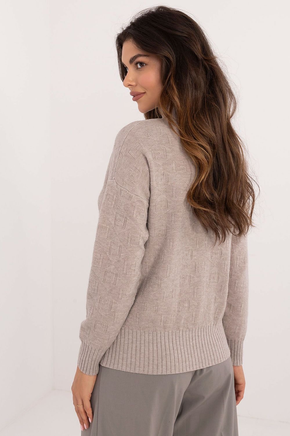 Turtleneck knit jumper