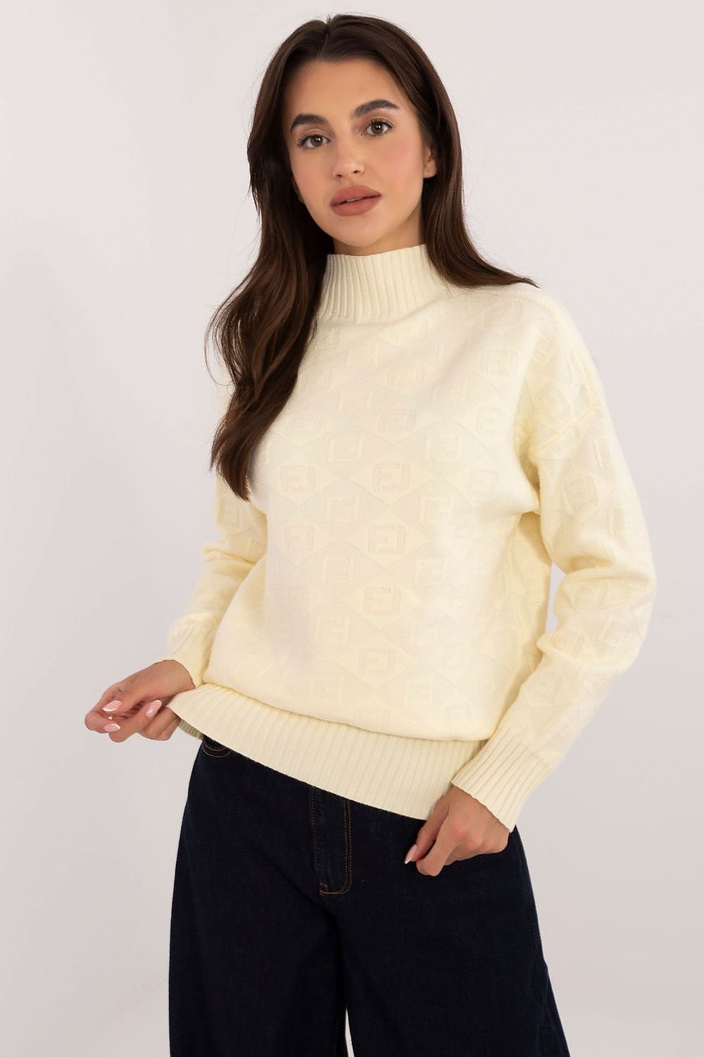 Turtleneck knit jumper