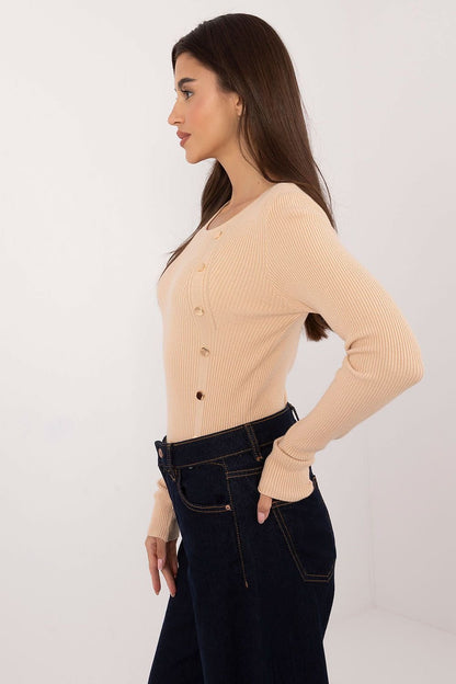 Gold button jumper