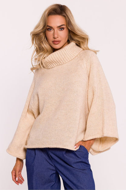 Turtleneck loose fit sweater