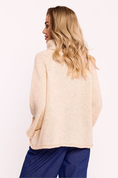 Turtleneck loose fit sweater