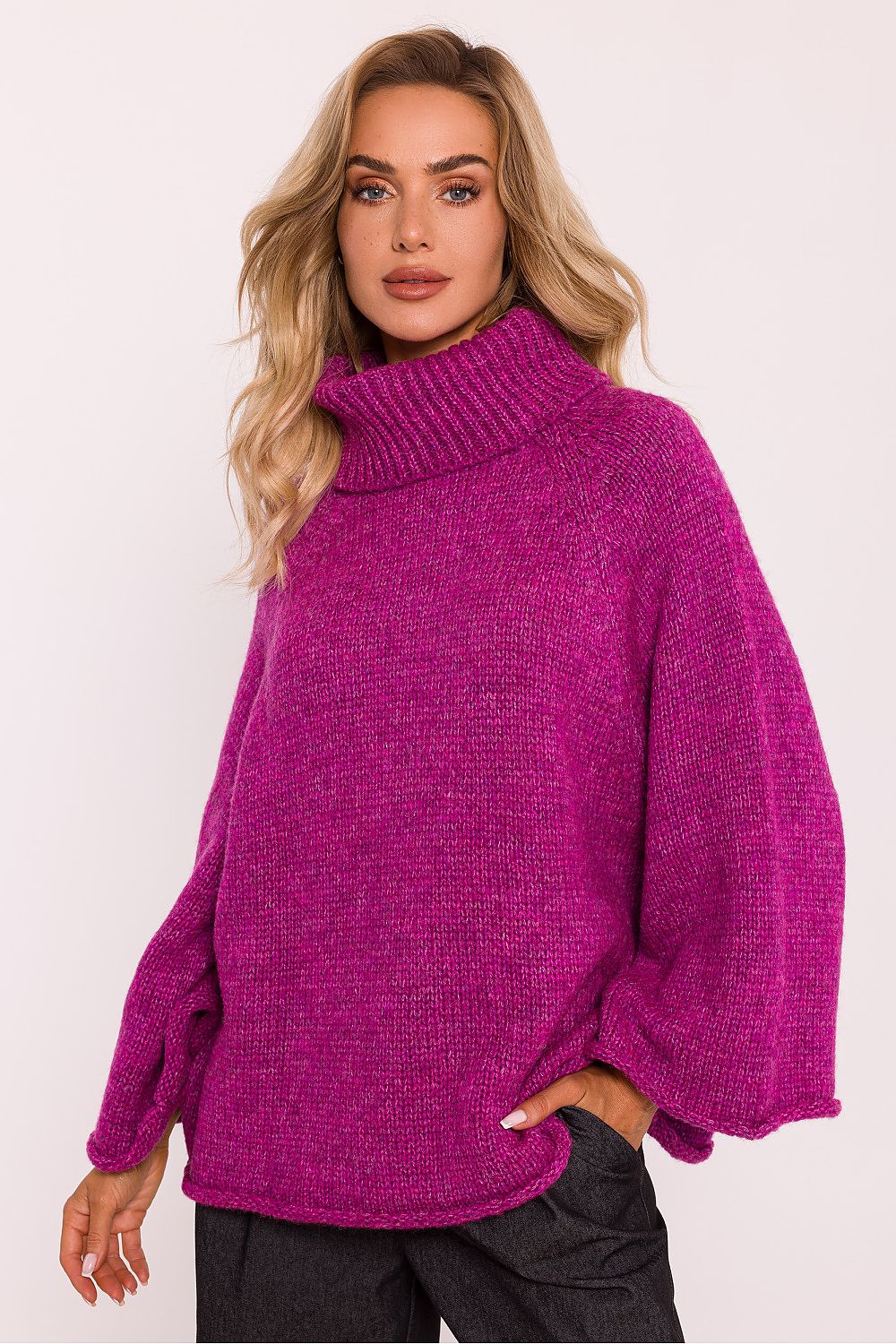 Turtleneck loose fit sweater