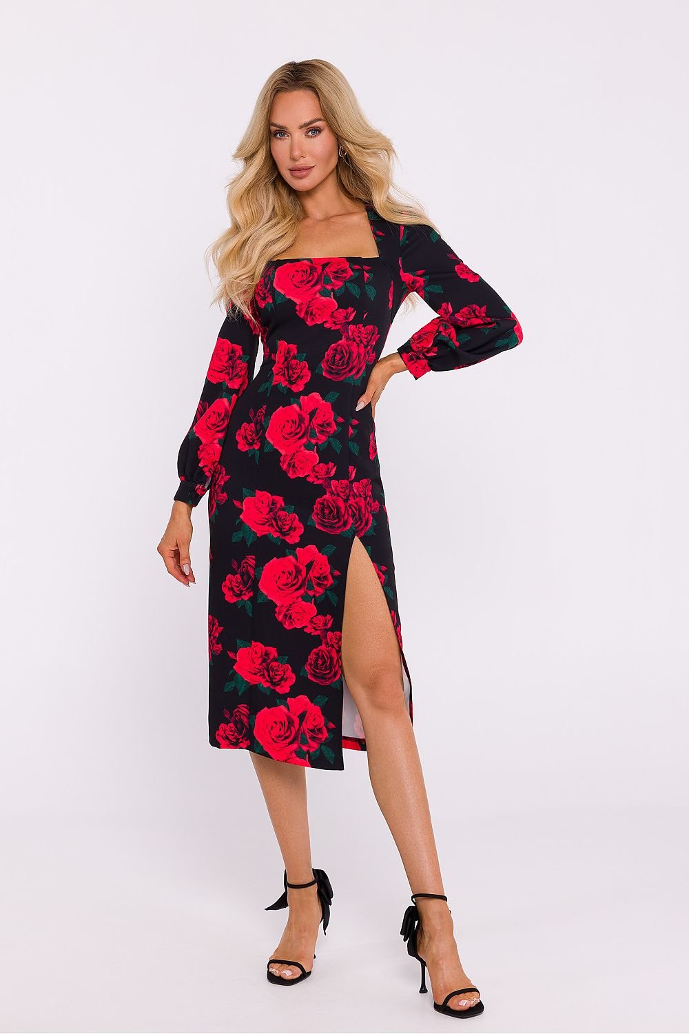 Floral midi dress