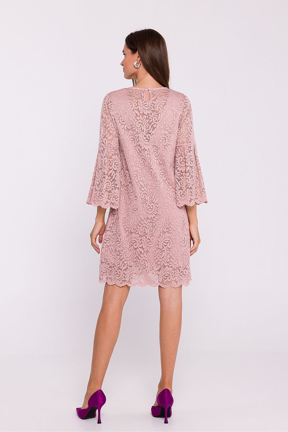 Lace wide fit mini dress