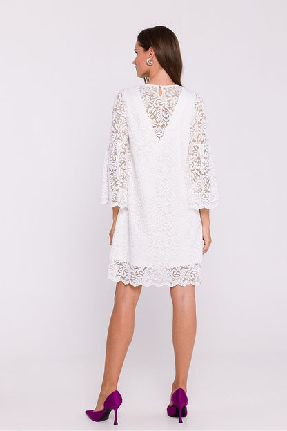 Lace wide fit mini dress