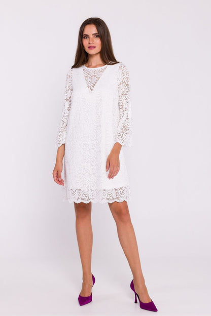 Lace wide fit mini dress