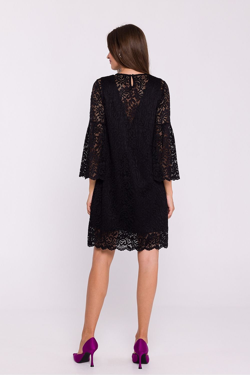 Lace wide fit mini dress