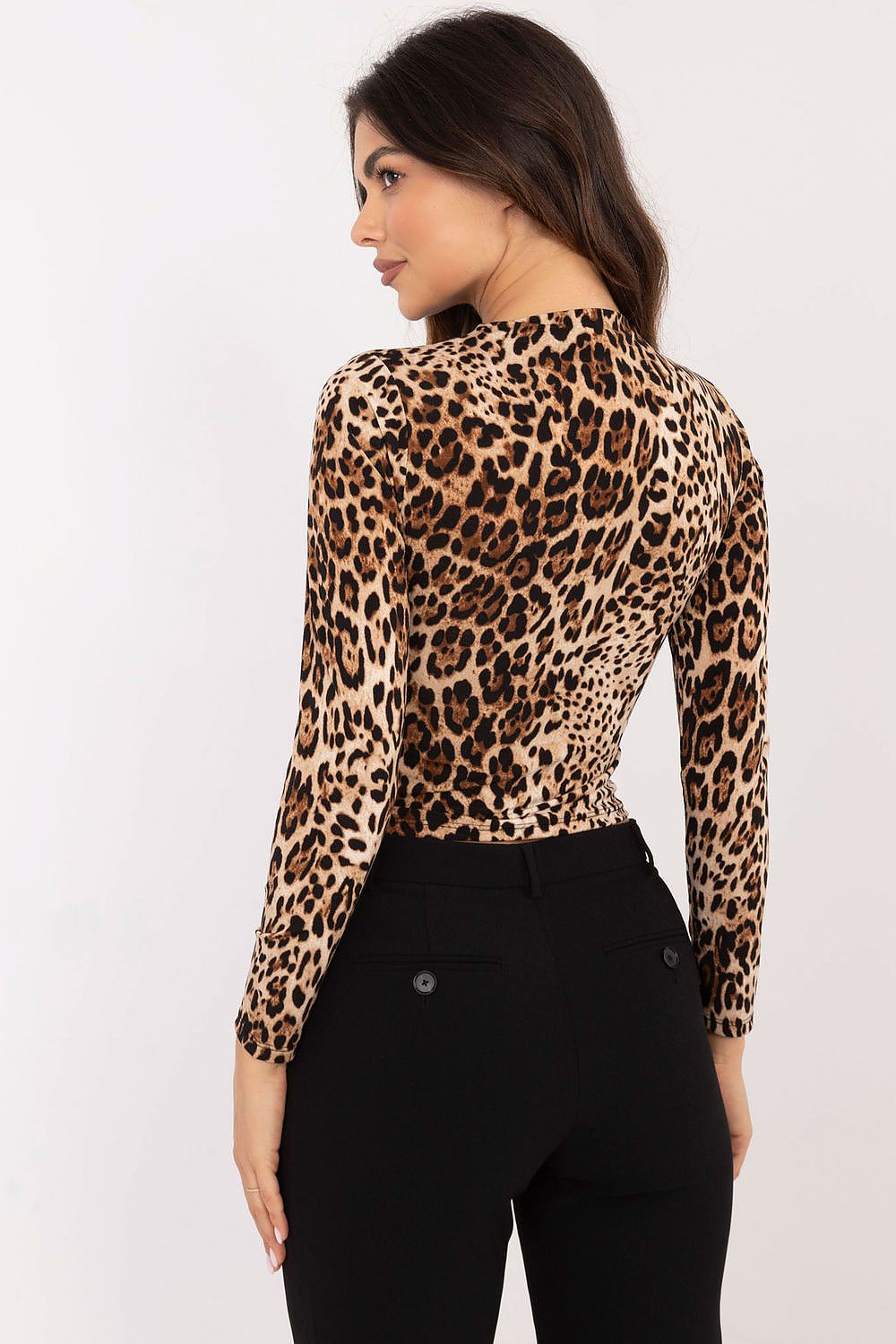 Bodycon animal print top