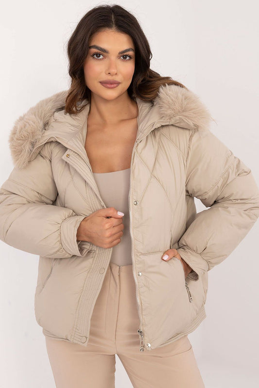 Puffer hooded winter jacket