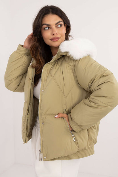 Puffer hooded winter jacket