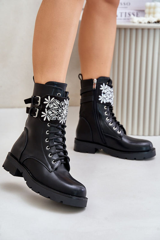 Rhinestone boots