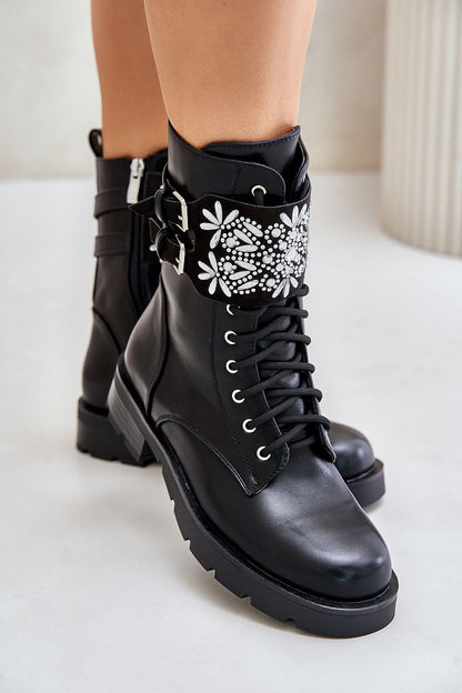 Rhinestone boots