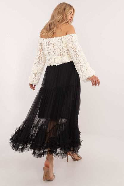 Tulle boho skirt