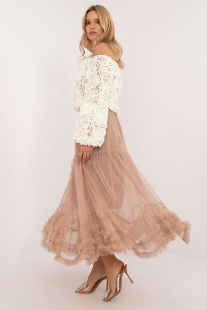 Tulle boho skirt