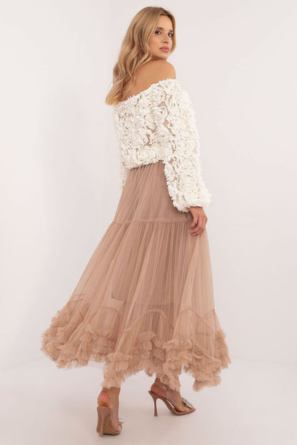 Tulle boho skirt