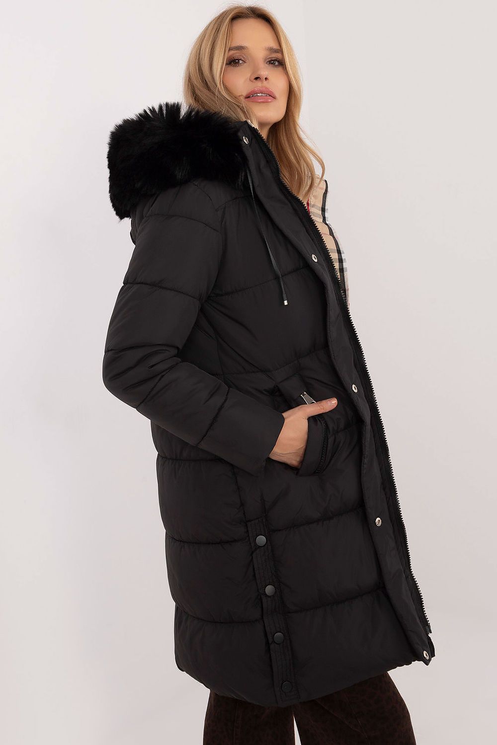 Quilted winter jacket