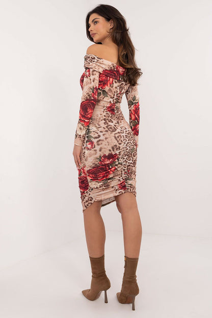 Floral stretch dress