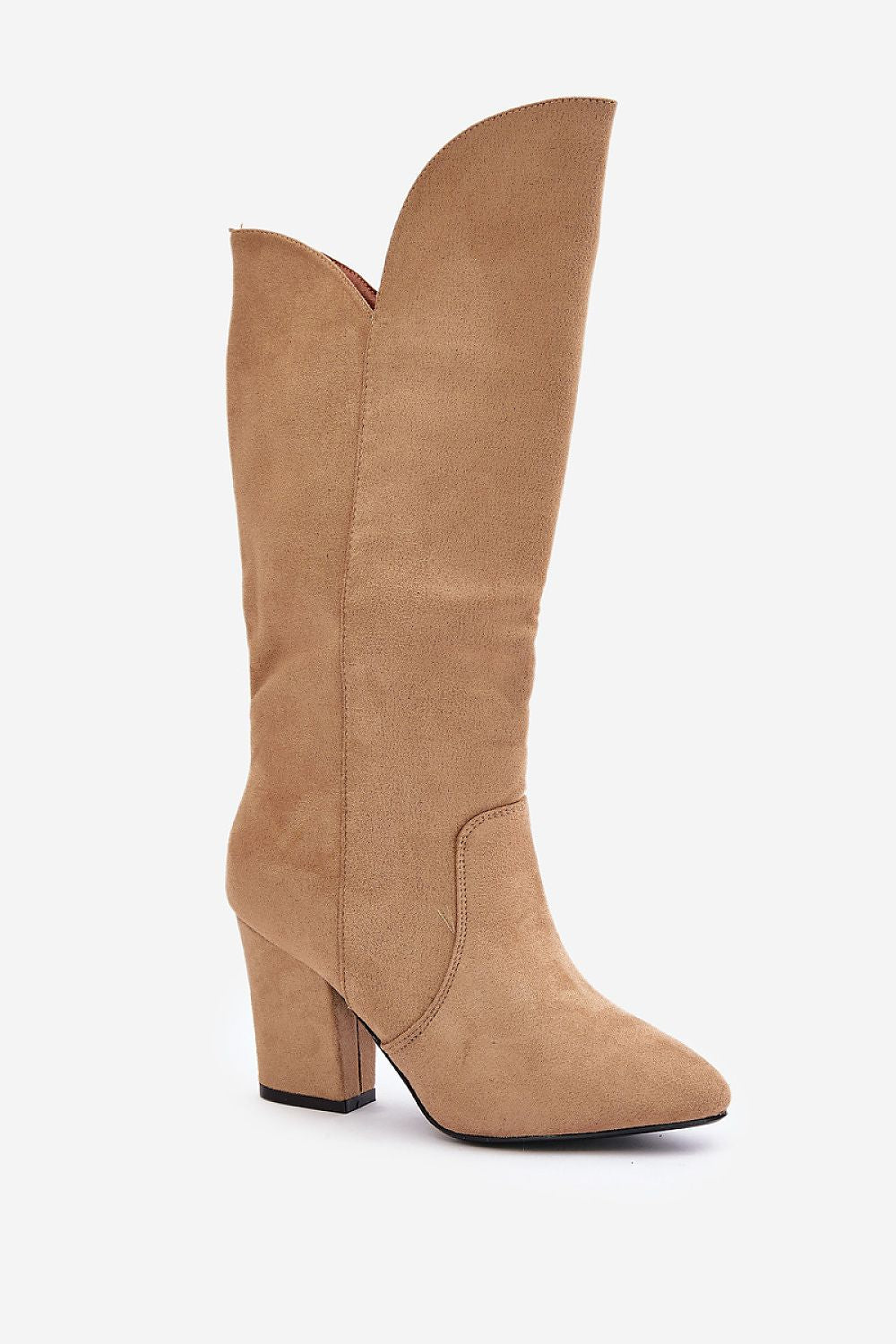 Suede cowgirl boots