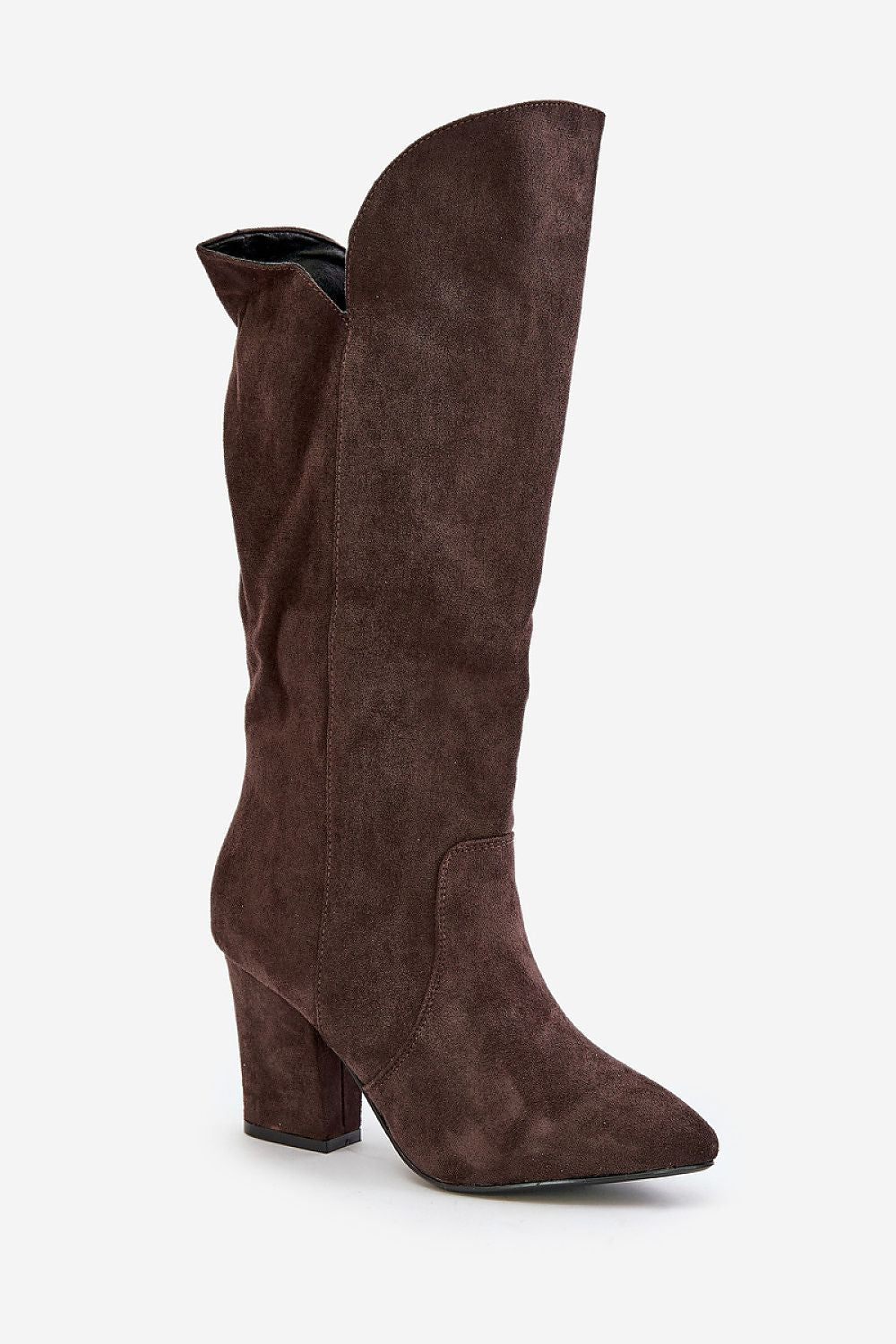 Suede cowgirl boots