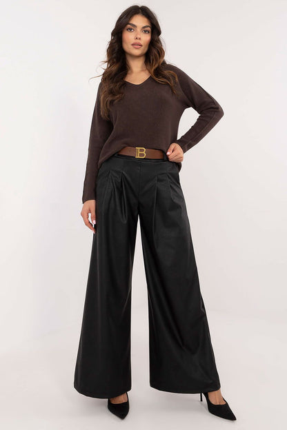 Eco leather trousers