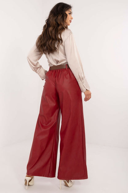 Eco leather trousers