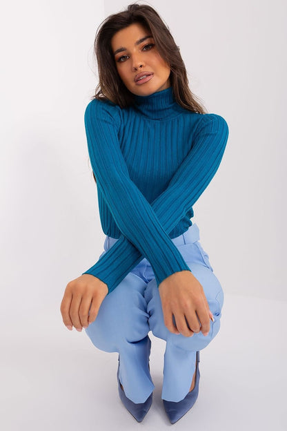 Basic ribbed turtleneck