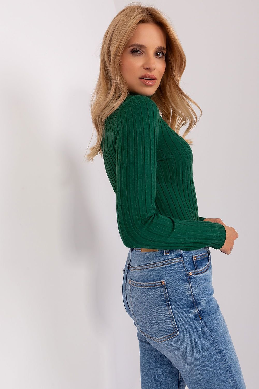 Basic ribbed turtleneck