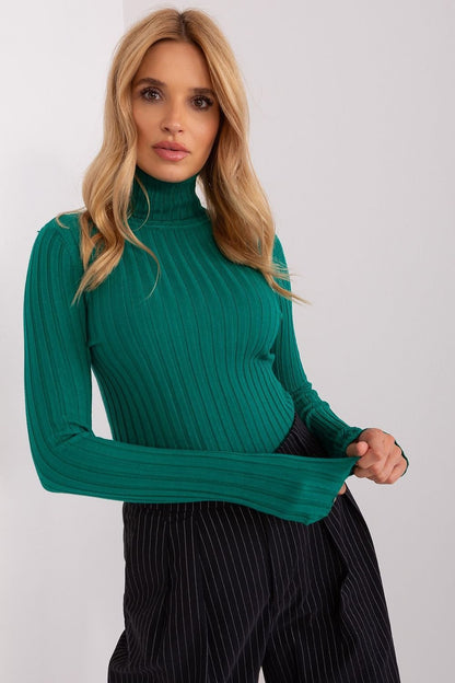 Basic ribbed turtleneck