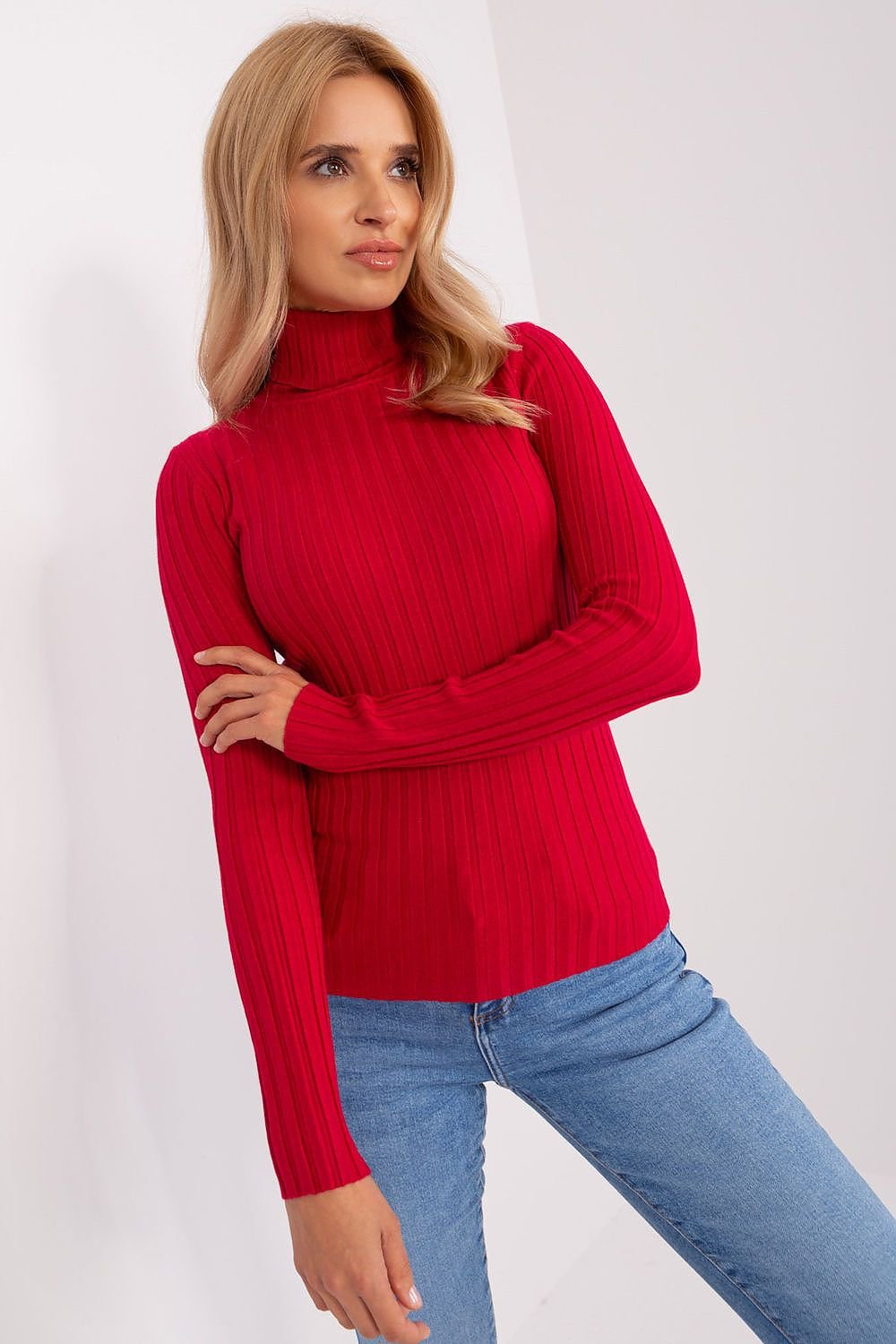 Basic ribbed turtleneck