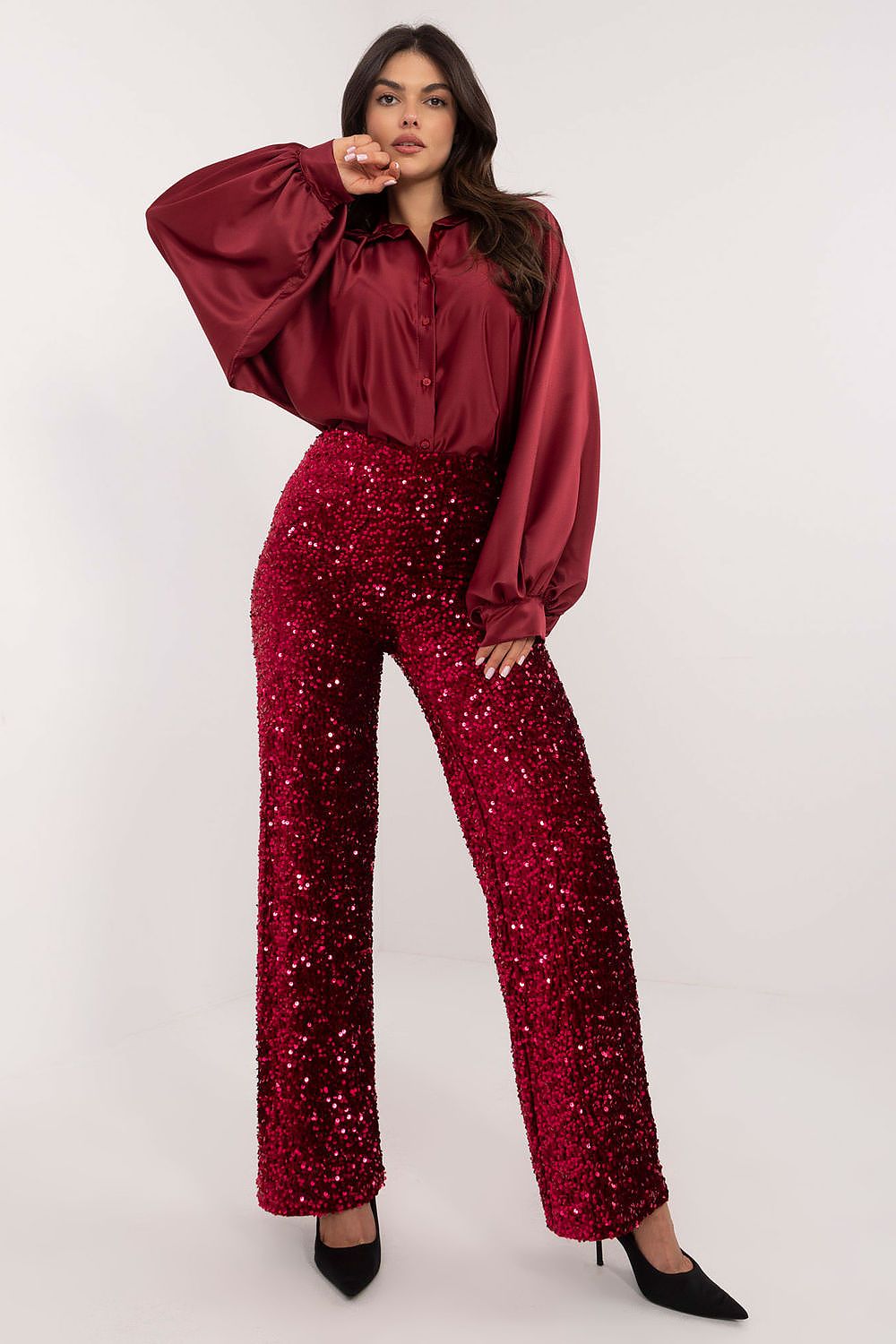 Sequin trousers